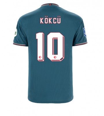Feyenoord Orkun Kokcu #10 Bortedrakt 2022-23 Kortermet
